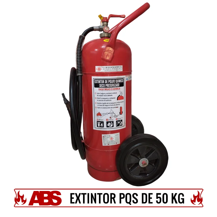 Extintor PQS de 50 Kg | ABS Equipos contra incendios